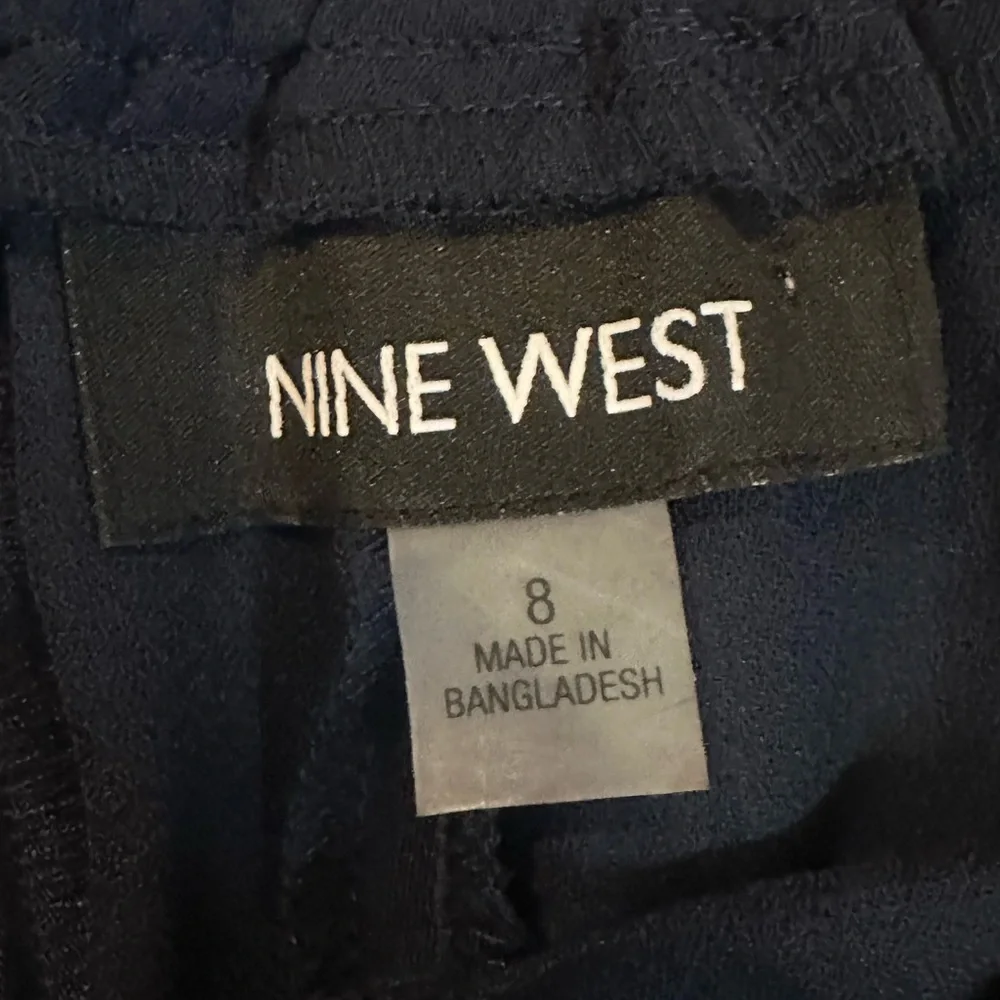 NWT Nine West Navy Women’s Straight Leg Pants - Size 8
